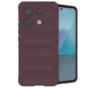 IMOSHION EasyGrip Backcover Cover per Xiaomi Xiaomi Poco X6 Pro, Aubergine
