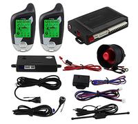 EASYGUARD EC203 Versione Universale 2 Way Car Alarm System con Keyless Entry & Display LCD Pager, sensore ultrasonico & Shock Sensor DC12V