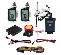 EASYGUARD EM212 Sistema di allarme per moto a 2 vie con display LCD cercapersone trasmettitore ricaricabile costruito in sensore di shock e sensore a microonde rilevazione DC12V