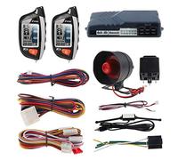 EASYGUARD Sistema di allarme auto a 2 vie EC200-K9 con display LCD cercapersone avvio motore remoto modalità turbo timer allarme shock DC12V