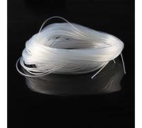 easyhaha 5M Food Grade Silica Capillary ID 0.5-4mm / OD 1-8mm Transparent Silicone Hose Fine Silicone Rubber Hose Flexible Silicone Tube(Color:0.5x2mm 5M)