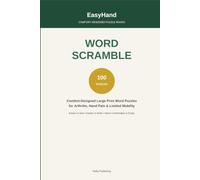 EasyHand Word Scramble: Comfort-Designed Large Print Word Puzzles for Arthritis, Hand Pain & Limited Mobility