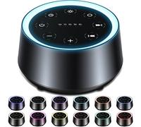 EasyHome Sleep Sound Machine Macchine per il rumore bianco con 30 suoni lenitivi 12 luce notturna regolabile 10 regolazione della luminosità 32 livelli di volume 5 timer e funzione di memoria casa