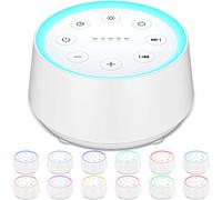 EasyHome Sleep Sound Machine Macchine per il rumore bianco con 30 suoni lenitivi 12 luce notturna regolabile 10 regolazione luminosità 32 livelli di volume 5 timer e funzione di memoria bambino adulto