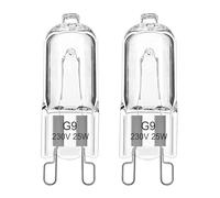 EASYIVY Lampadina Forno G9 25W 300 Gradi, Lampadine Alogene G9 Luce Forno per Whirlpool, Neff, Electrolux, Smeg, Bosch e Microonde, Bianco Caldo 2700K, 2 Pezzi