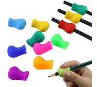 EASYKEENECOM 12 pezzi di supporto per pennabambino portapenne ergonomico in silicone, aiuto per la scrittura