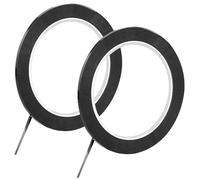 EASYKEENECOM 2 rotoli di nastro adesivo per lavagna bianca, 3 mm x 66 m, nastro autoadesivo per lavagna bianca, perfetto per linee griglia, diagrammi e segni in ufficio, a scuola o a casa