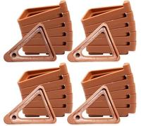 EASYKEENECOM 48 Piedini per Vasi Di Piante,Plastica Triangolo Fiore Fioriera Inferiore Alzata Cremagliera Alzata per Interni ed Esterni,Rialzi per Vasi da Fiori,Supporto Per Fioriere