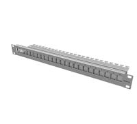 EasyLan CKVPL0101E 1U patch panel - Patch Panels (RJ-45, Grey, Iron, 1U, IP20, -40 - 70 °C)