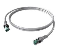 Sacon - Cavo PushPull S/FTP IP20, Cat.6A, 3 m, Colore: Grigio