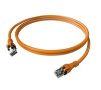 EasyLan DualBoot PushPull IP20 - Cavo patch cat.6A A), S/FTP, colore: arancione, 5 m