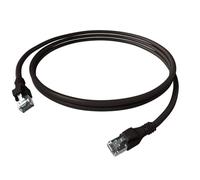EasyLan DualBoot PushPull IP20 - Cavo patch cat.6A A), S/FTP, nero, 1 m