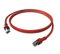 EasyLan DualBoot PushPull IP20 - Cavo patch cat.6A (classe EA), S/FTP, rosso, 7,5 m