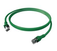 EasyLan DualBoot PushPull IP20 - Cavo patch cat.6A A), S/FTP, verde, 0,5 m