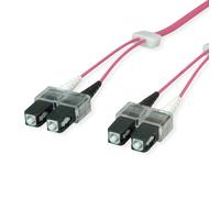 EasyLan SC/SC OM4 10m cavo a fibre ottiche Viola