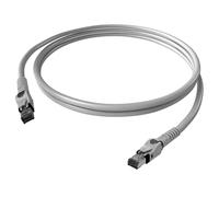 EasyLan VarioBoot - Cavo patch Cat.6A, S/FTP, 10 m, colore: Grigio