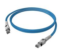 EasyLan VarioBoot - Cavo patch Cat.6A, S/FTP, 2 m, colore: Blu