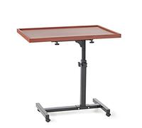 Easylife Anywhere - Tavolo versatile da divano su ruote, per puzzle, lettura, disegno e pittura, regolabile in altezza, girevole a 360°, inclinazione a 360°, altezza 54,5-94 cm x lunghezza 74 cm x