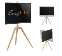 EasyLife Cavalletto Treppiede Legno Tv-Stativ 45 - 65 " Regolabile Altezza ✅