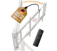 EasyLife - Supporto da Parete per TV Elettrico e Orientabile Con Auto Drive-Out, Ultrasottile 56mm, Motore Silenzioso, Alta Qualità, Anti Collisione, Per 32-75", VESA fino a 600×400 e 50kg - Bianco