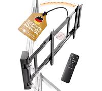 EasyLife - Supporto da Parete per TV Elettrico e Orientabile Con Auto Drive-Out, Ultrasottile 56mm, Motore Silenzioso, Alta Qualità, Anti Collisione, Per 32-75", VESA fino a 600×400 e 50kg - Nero