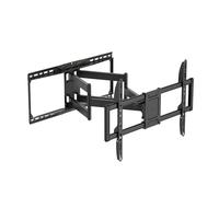 EasyLife Supporto da parete per TV ProMount HD90 PowerDual 37-90", Heavy Duty doppio braccio girevole, portata 75 kg, VESA 600 x 400, inclinabile e orientabile per televisori di grandi dimensioni, con