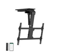EasyLife Supporto da Soffitto Per TV V2 Elettrico e Orientabile + Integrazione Smart Home, da 37 a 75 Pollici, Supporto VESA Fino a 600×400 Per TV LCD/OLED, Monitor, Display e Smartboard, Nero