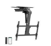 EasyLife Supporto da soffitto per TV V2 elettrico girevole e orientabile, Smart Home Integration, 37-75", supporto VESA fino a 600 x 400 cm, per TV LCD/OLED, monitor, display, Smartboard, nero