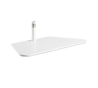 EasyLife - Supporto per console di design STAFFELEI Tripod con rotazione di 140°, laccatura di alta qualità e resistente, colore: Bianco