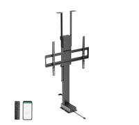EasyLife - Supporto per TV Lift/TV motorizzato con funzione Smart Home - estensibile e abbassabile elettricamente, da 37 a 65 pollici, VESA fino a 600 x 400 cm, per TV, smart board, display, nero