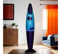 Easylight Lampada lavica blu, lampada decorativa piccola, luce d'atmosfera, 36 cm, G9 25 W con interruttore a cavo, lampadina inclusa, idea regalo, mini lampada lavica, lampada retrò