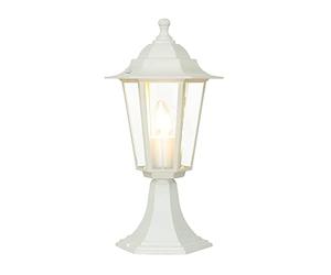 Easylight Lampione da giardino Paris elegante piantana bianco stile antico rustico E27 impermeabile IP44 ideale per esterni: cortile terrazzo