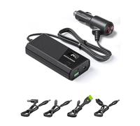 EASYLONGER 84W Alimentatore per Auto, 12/24V Adattatore per Auto con 4 Cavi DC per ResMed S9/ AirSense 10/ AirCurve 10/ AirMini/AirSense 11/ Philips Dreamstation, ecc.