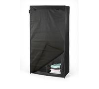 EASYmaxx Armadio pieghevole in tessuto con chiusura in e asta, ideale come armadio da campeggio o armadio mobile a casa