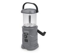 Easymaxx Campeggio Laterna Emergenza Luce LED Lampada Radio Solar USB Manovella