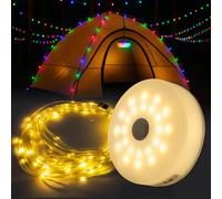 EASYmaxx Catena Luminosa LED 10m Esterno Giardino Lampada 2 IN 1 Campeggio Luce