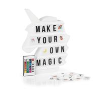 EASYmaxx LED Lightbox Lettera Box Unicorno 173 Lettere + Alimentatore [EEK: nessunono]