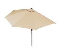 EASYmaxx Parasole Balcone/Terrazza Semi Rotondo Pratico Manovella 270x140 CM