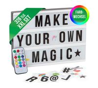 EASYmaxx scatola luminosa a LED A4 lampada decorativa Letter Box Lightbox sca... [EEK: Nessuno]
