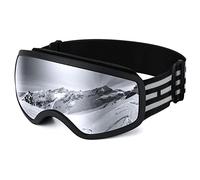 EasYoung Occhiali da sci per bambini, occhiali da snowboard con protezione UV, anti-appannamento, per ragazzi, skateboard, compatibili con casco