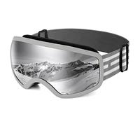 EasYoung Occhiali da sci per bambini, occhiali da snowboard con protezione UV, anti-appannamento, per ragazzi, skateboard, compatibili con casco