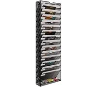 EasyPAG Portadocumenti a Parete A4 16 Compartimenti Metallo Rete,Portariviste a Muro,Porta Lettere da Appendere,Organizzatore Posta da Muro per Ufficio & Casa,Nero