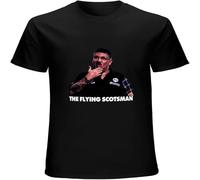 Easypitwy Men's Gary Anderson The Flying Scotsman Darts Player Fan for Players T Shir Black S