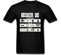 Easypitwy Men's Husker Du Everything Falls Apart T Shirt Black L