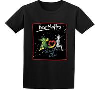 Easypitwy Men's Peter Maffay Tabaluga und Lilli T Shirt Print Tees Short Sleeve O Neck Black XL