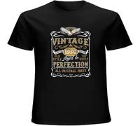 Easypitwy Personalised Made in 1956 Vintage Born 1956 Birthday Age Year Gift Top Sweatshirt Short Sleeve Tees Sweatshirt Black 3XL