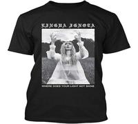 Easypitwy Popular Lingua Ignota Where Does Your Light Not Shine Musician T Shirt Black 3XL