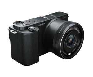 Easypix PowerPro VX6430, telecamera di sistema compatta con WiFi, zoom ottico 10x, risoluzione fino a 64 MP, display da 2,8", connettore microfono