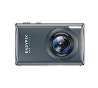 Easypix V48 Pocket, fotocamera digitale compatta, display da 2,8", risoluzione fino a 64 MP, zoom digitale 18x, antracite