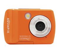 EASYPIX W2024 - Fotocamera digitale 16 Megapixel impermeabile, colore Arancione